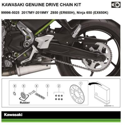 Genuine chain and sprocket kit-image